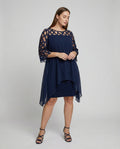 Women's plus-size midi dress
