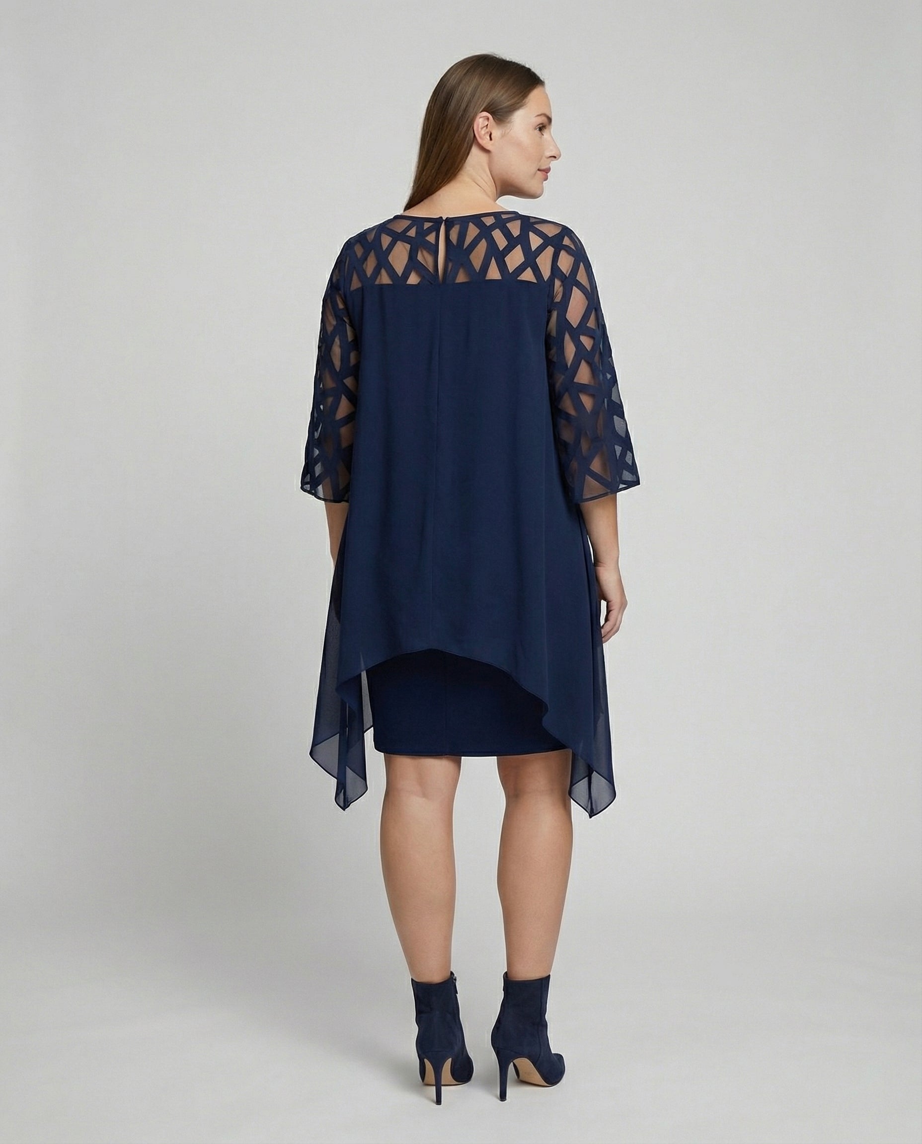 Women's plus-size midi dress
