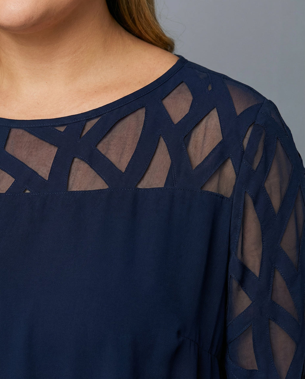 Women's plus-size midi dress