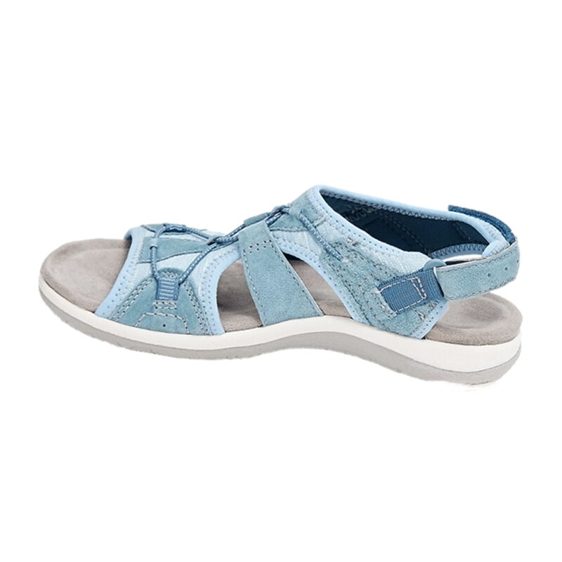 Women's sandals with padded insole and open toe
