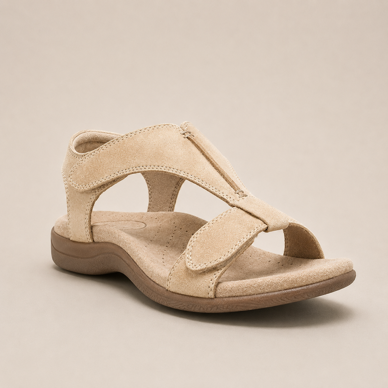Women's T-bar sandals with adjustable straps
