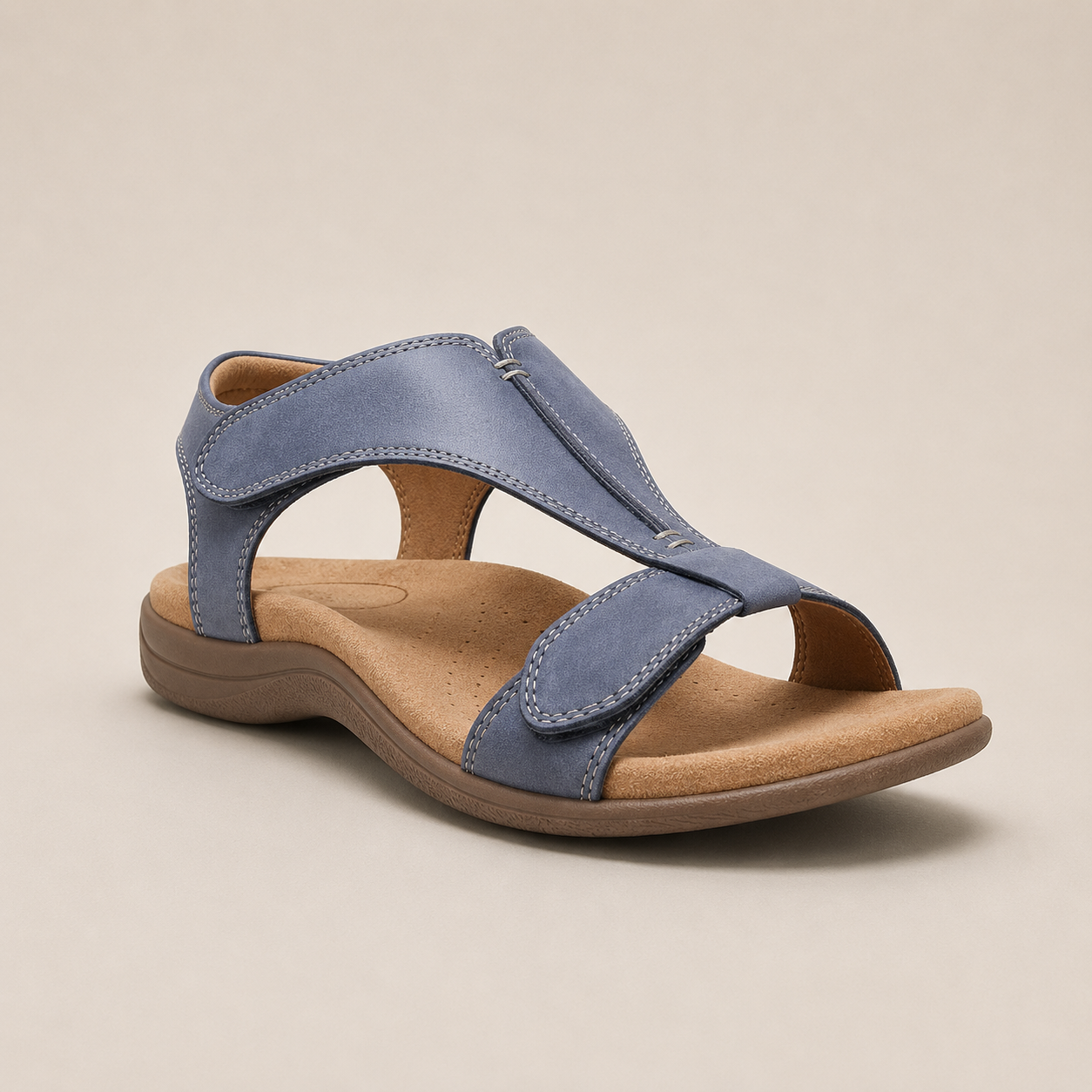 Women's T-bar sandals with adjustable straps