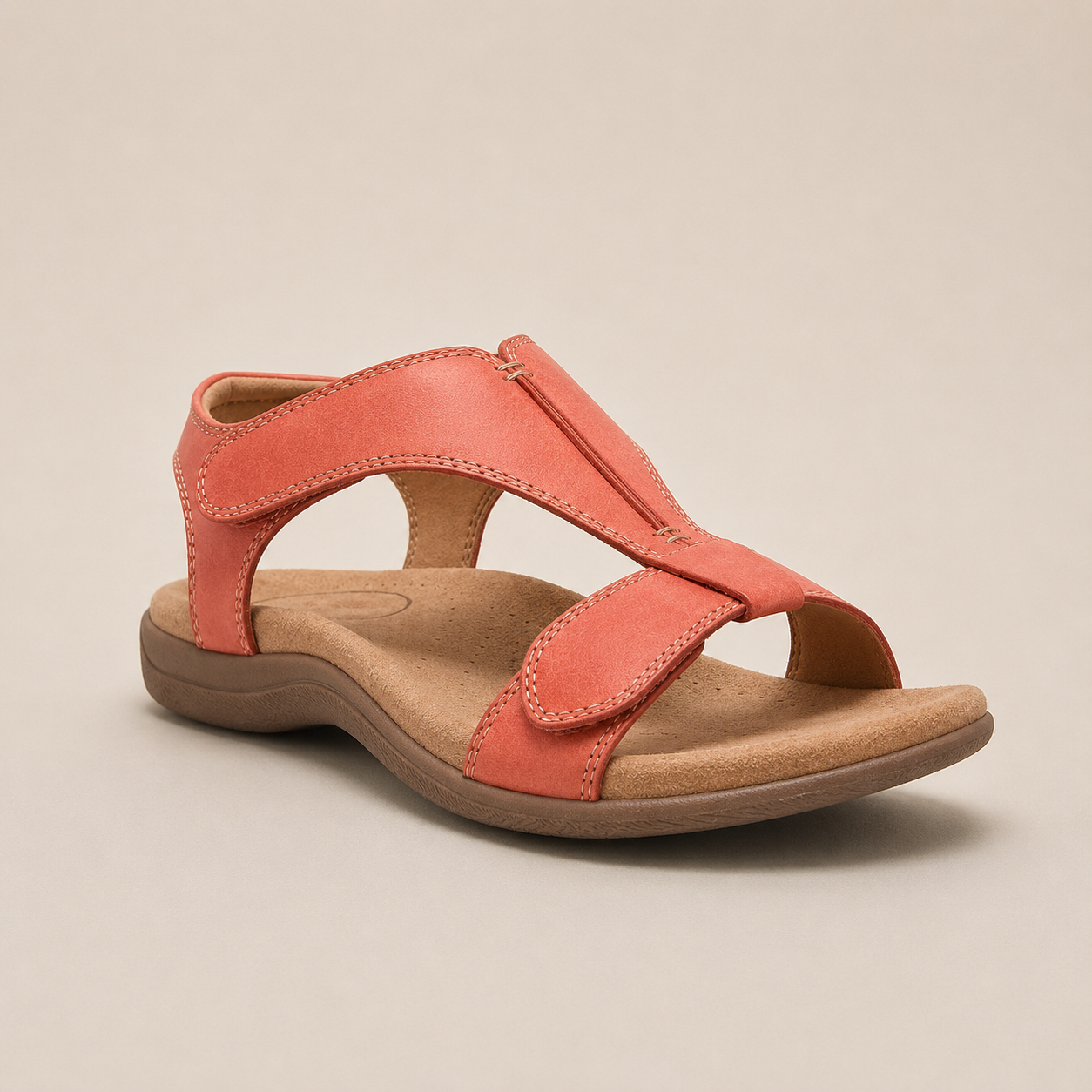 Women's T-bar sandals with adjustable straps