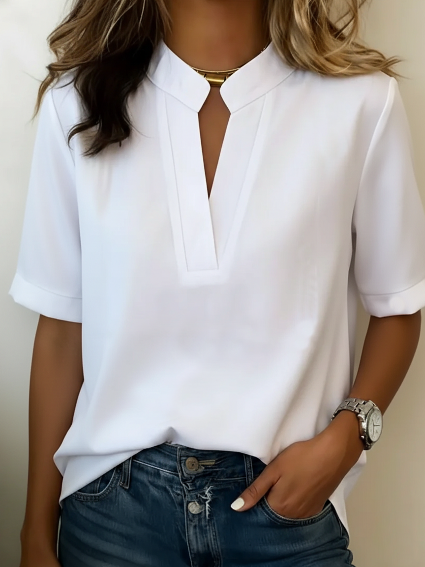 Women's V-neck blouse