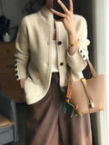 Cardigan Femme En Maille Texturée À Col Châle Et Poches